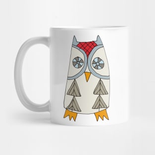 Folk style bird Mug